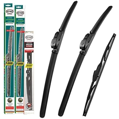 Image of Heyner Wiper Blades Fits Subaru XV 2018 onwards Full Set Hybrid Wipers HH2616TLC12HRC