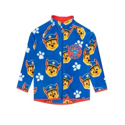 Image of Paw Patrol Boys Fleece Jacket With Zip Kids Jackets Blue 18 24 Months