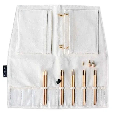 Image of Seeknit Interchangeable Circular Needle Set, White, M