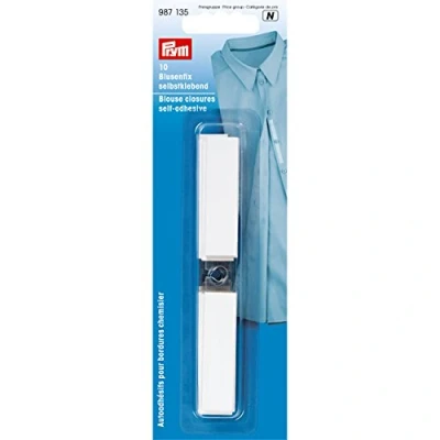 Image of Prym Self Adhesive Blouse Closures, 3.7 x 5.7 0.24 cm