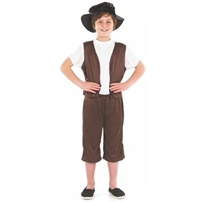 Image of Fun Shack Boys Tudor Costume, Costume for Boys, Boy Poor Kids Medium