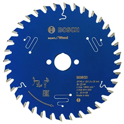 Image of Bosch Accessories 2608644009 36T &quot;Expert&quot; Circular Saw Blade for Wood, Blue, 140 x 20 1.8 mm