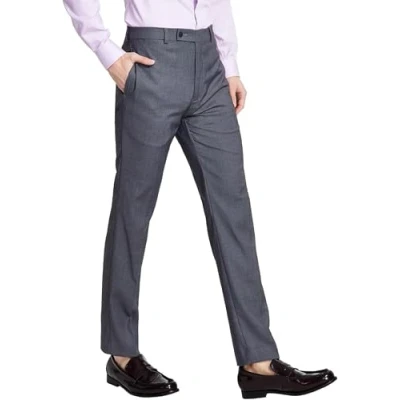Image of Calvin Klein Men&#039;s Slim Fit Dress Pant, Medium Grey, 32W x 34L