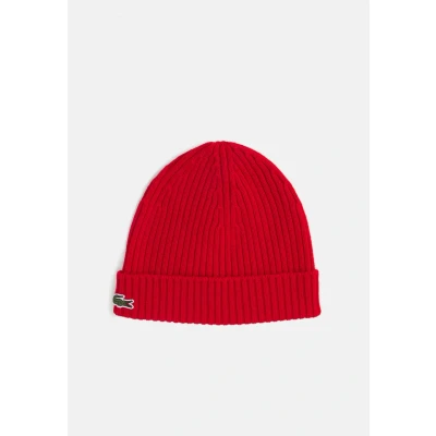 Image of Lacoste Unisex Beanie, Size: One Size, Rouge