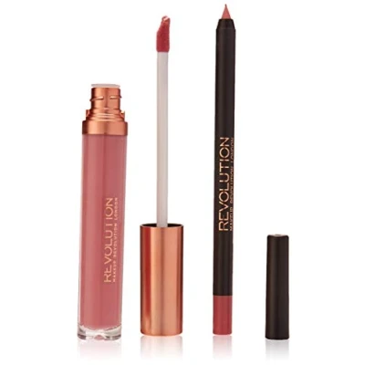 Image of MAKEUP REVOLUTION Grandee Retro Luxe Matt Lip Kit, Pack of 2
