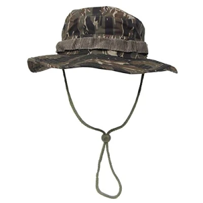 Image of MFH Men&#039;s GI Ripstop Bush Hat Tiger Stripe Size L