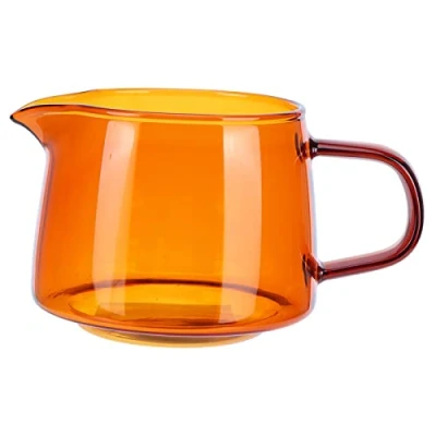 Image of Hapivida Glass Coffee Server 300ml Single Cup Heat Resistant for Pour Over and Tea(Amber)