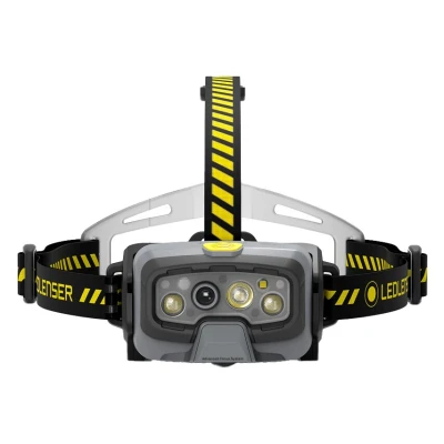 Image of Ledlenser HF8R Work Rechargeable 1600 Lumen Head Torch 80 CRI, Includes Digital Focus, Waterproof, Front Red Light, Helmet Mounting Option, Bright, Versatile Headlamp for and Adventure