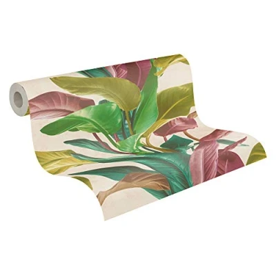 Image of Metropolitan Stories Wallpaper Bold Leaves 37862 1