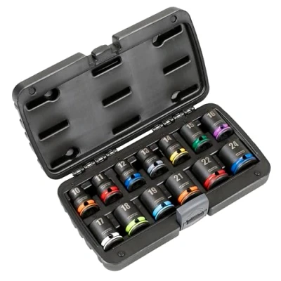 Image of Sealey Premier 13pc 1/2&quot; Sq Drive Lock On™ Impact Socket Set 6pt Metric AK56160M