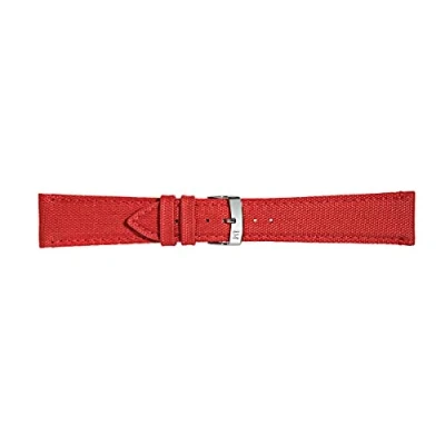 Image of Morellato Unisex Watch Strap Sport Collection Model Parkour Technical Fabric A01X5120282, red, 18mm, Ribbon