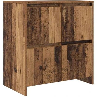 Image of vidaXL Sideboard with Door Old wood 70 x 41 75 cm Engineered