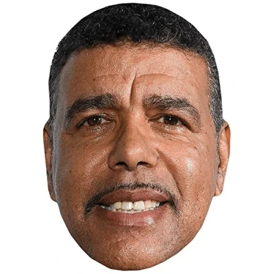 Image of Chris Kamara (Smile) Celebrity Mask, Flat Card Face, Fancy Dress Mask