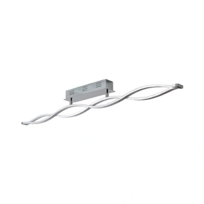 Image of LED Ceiling Light &#039;Roan&#039; dimmable (Modern) in Silver for e.g. Living Room &amp; Dining from Lucande lamp, lamp