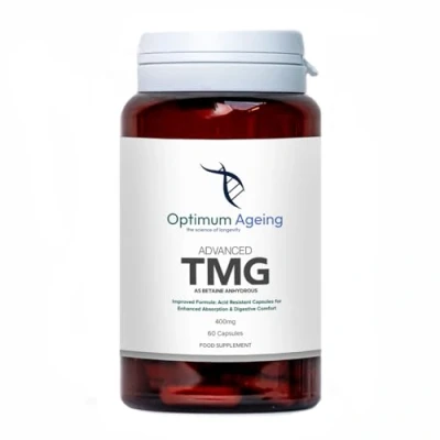 Image of Optimum Ageing TMG Supplement Capsules Third Party Tested 60 Pro Trimethylglycine High Strength