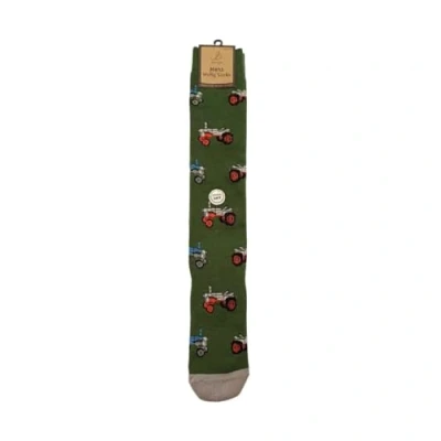Image of Bartleby Funky Welly Socks Retro Tractor