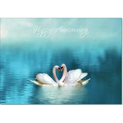 Image of doodlecards Your Wedding Anniversary Card Medium Size with Plain Envelope