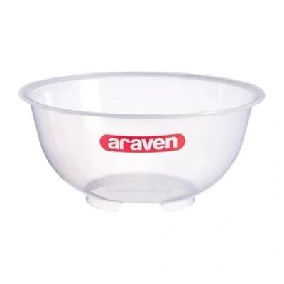 Image of Araven Polypropylene Mixing Bowl Transparent 7Ltr