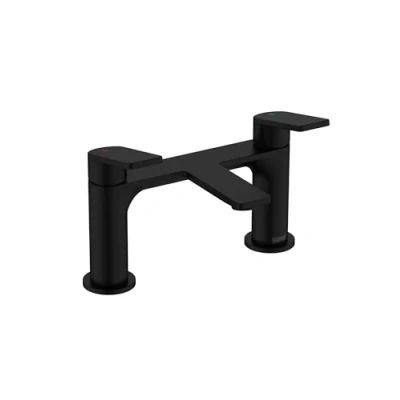 Image of Bristan FRM BF BLK Frammento Bath Filler, Black