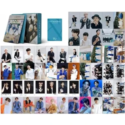 Image of BTS Photocard 54Pcs,Kpop Lomo Cards,BTS Merchandise,BTS Mini Picture Cards Cards,Bangtan Boys Photocards (Set D)