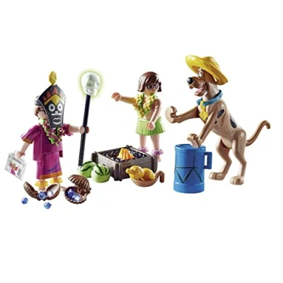 Image of Playmobil SCOOBY DOO! 70707 Adventure with Witch Doctor, for Children Ages 5+