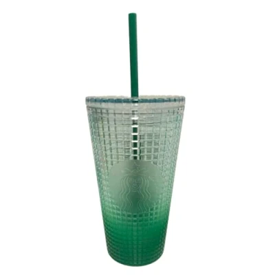 Image of STARBUCKS Green Grid Reusable Cold Cup 16oz / 473ml Grande