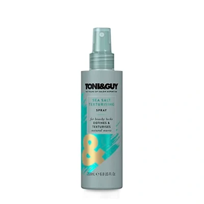 Image of Toni &amp; Guy Sea Salt Texture Spray, Hair Spray that Defines and Texturises Natural Waves, Perfect for an Effortless, Beachy Look, Unisex, 200 ml