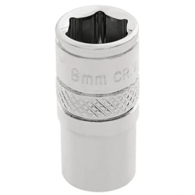 Image of Draper HI TORQ� 6 Point Socket, 1/4&quot; Sq. Dr., 8mm