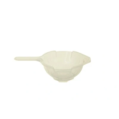 Image of Whitefurze Colander with Handle, White, 14.96 x 8.98 4.33 cm