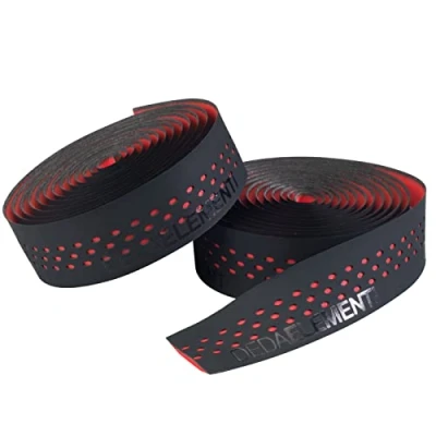 Image of Deda Elementi Presa Handlebar Tape, Black/Red, One Size