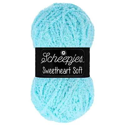 Image of Scheepjes Sweetheart Soft 021 Blue Yarn 1x100g