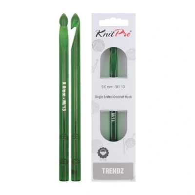Image of Knit Pro 9 mm Single Ended Crochet Hook, Multi Colour