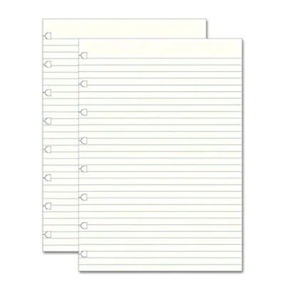 Image of Filofax A5 Notes Twin Pack White Ruled (152008) X 2