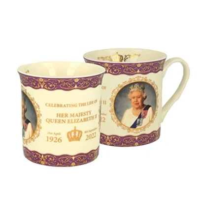 Image of Celebrate The Life of Queen Elizabeth II 1926 2022 Commemorative Coffee Regal Mug A Memorable Souvenir for Home Decor and Collection (by LILAJ)