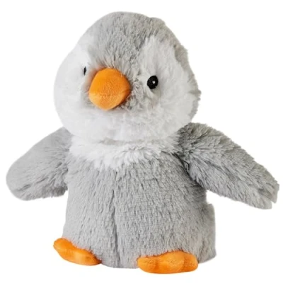 Image of Warmies Plush Baby Penguin Microwavable, with French Lavender Scented and Weighted, Hot or Cold Soft Teddy for Relaxation Warm Relief, Suitable All Ages