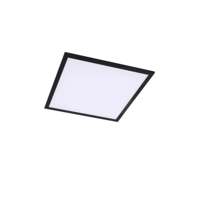 Image of Lindby LED panel Enhife, black, 29.5 x cm, aluminium