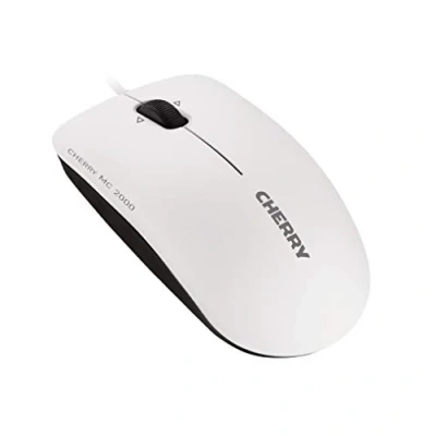 Image of CHERRY MC 2000 Corded Mouse with Tilt Wheel, Pale Grey, USB