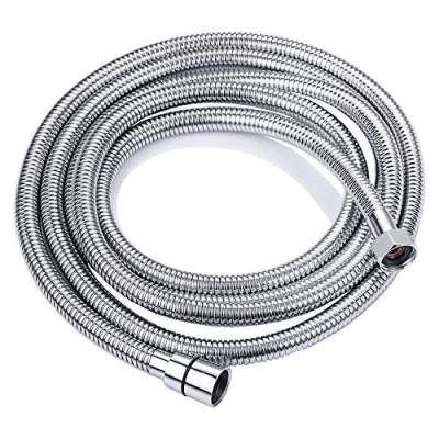Image of ONECE 3M Shower Hose Stainless Steel Hand Anti Twist, Flexible Head Universal for &amp; System, Chrome