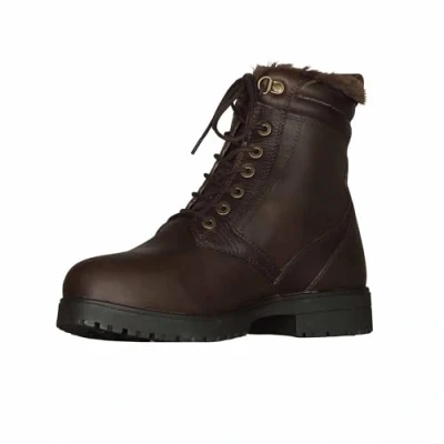 Image of Moretta Shires Varese Lace Adults Country Boots Brown UK7/EU41