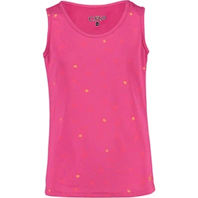 Image of CMP Girls&#039; Canotta Outdoor Traspirante E Con Trattamento Antibatterico Tank Top, Bouganville, 104