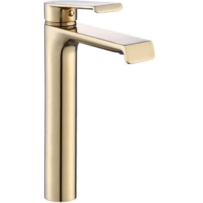Image of REA Gold Bathroom Sink tap HASS High Brushed B9971