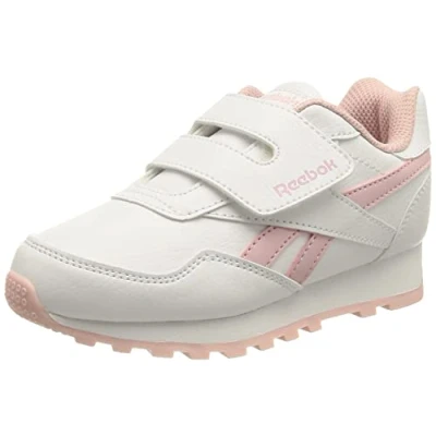 Image of Reebok Unisex Kids Royal Rewind Run Alt Sneakers, Ftwwht Clapnk Ftwwht, 1.5 UK Child