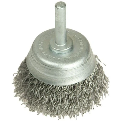 Image of Lessmann DIY Cup Brush with Shank 50mm, 0.35 Steel Wire LES43012307