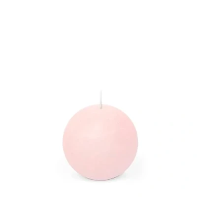 Image of Spaas Rustic Ball Candle 80 mm 24h, Light Pink
