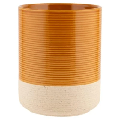 Image of FabFinds Indoor Planter Decorative Flower Plant Pots (11cm, Two Tone Desert)