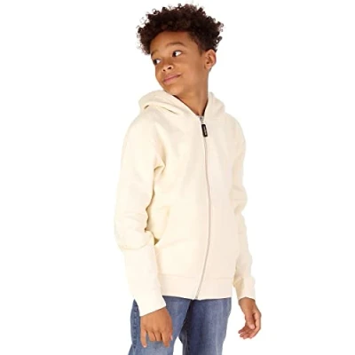 Image of Trendy Toggs Kids Plain Cream Zip Up Hoodie 11 12
