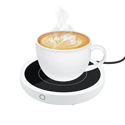Image of Coffee Mug Warmer with 3 Temperature Settings,Mcbazel Electric Smart Beverage Cup Touch Button &amp; Light Indicator,Cup Heated Coaster for Home Office