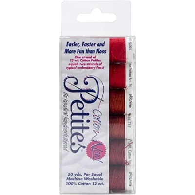 Image of Sulky Cotton Sampler 12wt Petites Redwork Assortment