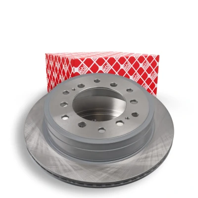 Image of 4243160311 Brake disc FEBI BILSTEIN 108388 Rear Axle 312mm 18mm 6 Hole 139,7mm internally vented Coated TOYOTA: Hilux VIII Pickup
