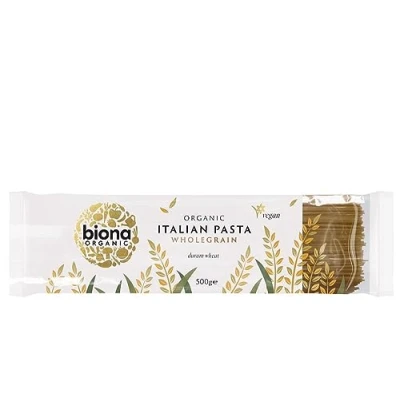 Image of (12 PACK Biona Organic Wholewheat Spaghetti 500g 12 BUNDLE